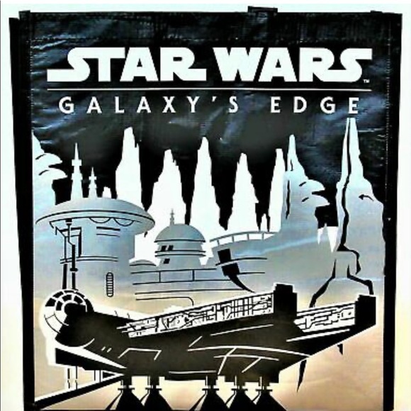 🎉🔥 HP!! Star Wars Disneyland Galaxy’s Edge Reusable Tote Bag - Picture 1 of 4